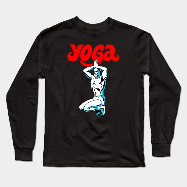 Yoga | Silver | Marvelous | Surfer | Beach | Meditation | Fanart | Fan art Long Sleeve T-Shirt by japonesvoador